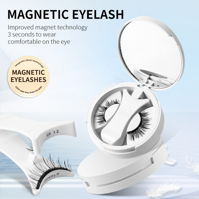 Faux cils avec box magnétique