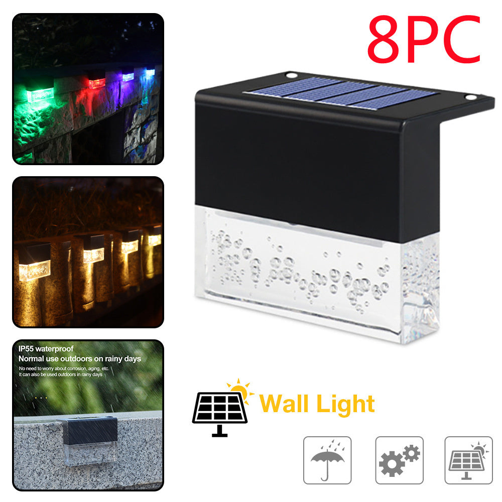 Lampe solaire étanche LED RVB