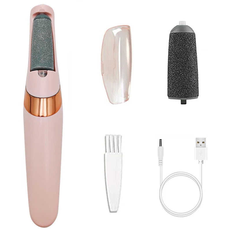 Rechargeable Electric Foot File Callus Remover Pedicure Machine Apparatus for Heels Grinding Device Foot Corns Remove Roller