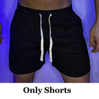 Elastic Strap Bodysuit Fluorescent Strap Performance Clothing