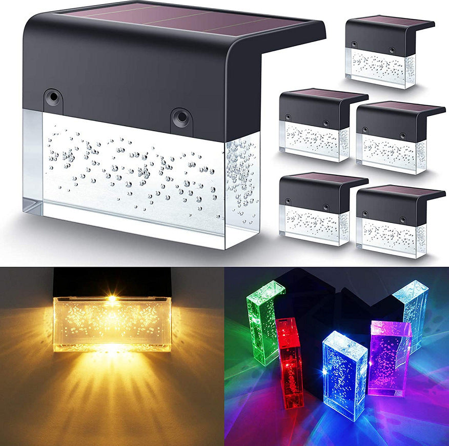 Lampe solaire étanche LED RVB