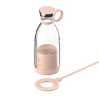 Blender rose deux lames inoxydables et port usb