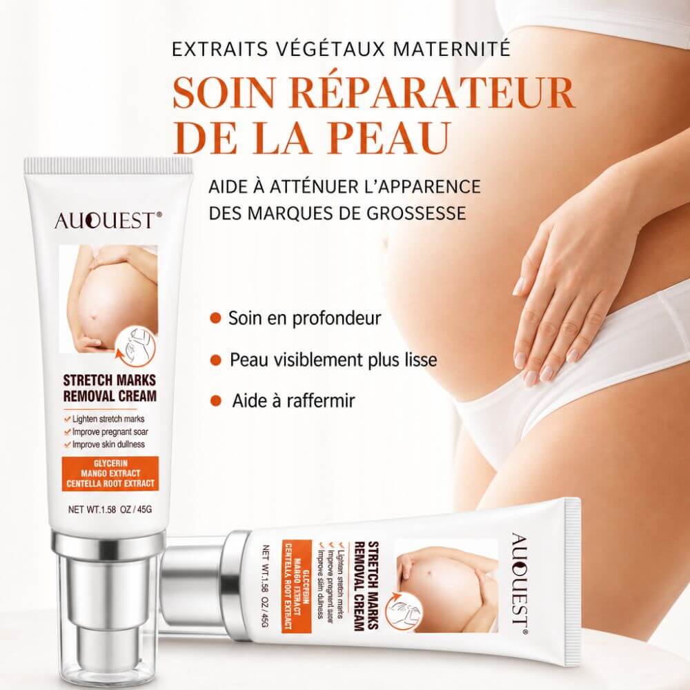 Crème réparatrice cicatrices vergetures