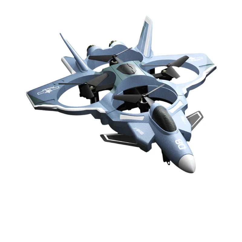 2.4G RC Fighter Jet with Camera & Missile Launch (Grey)-0