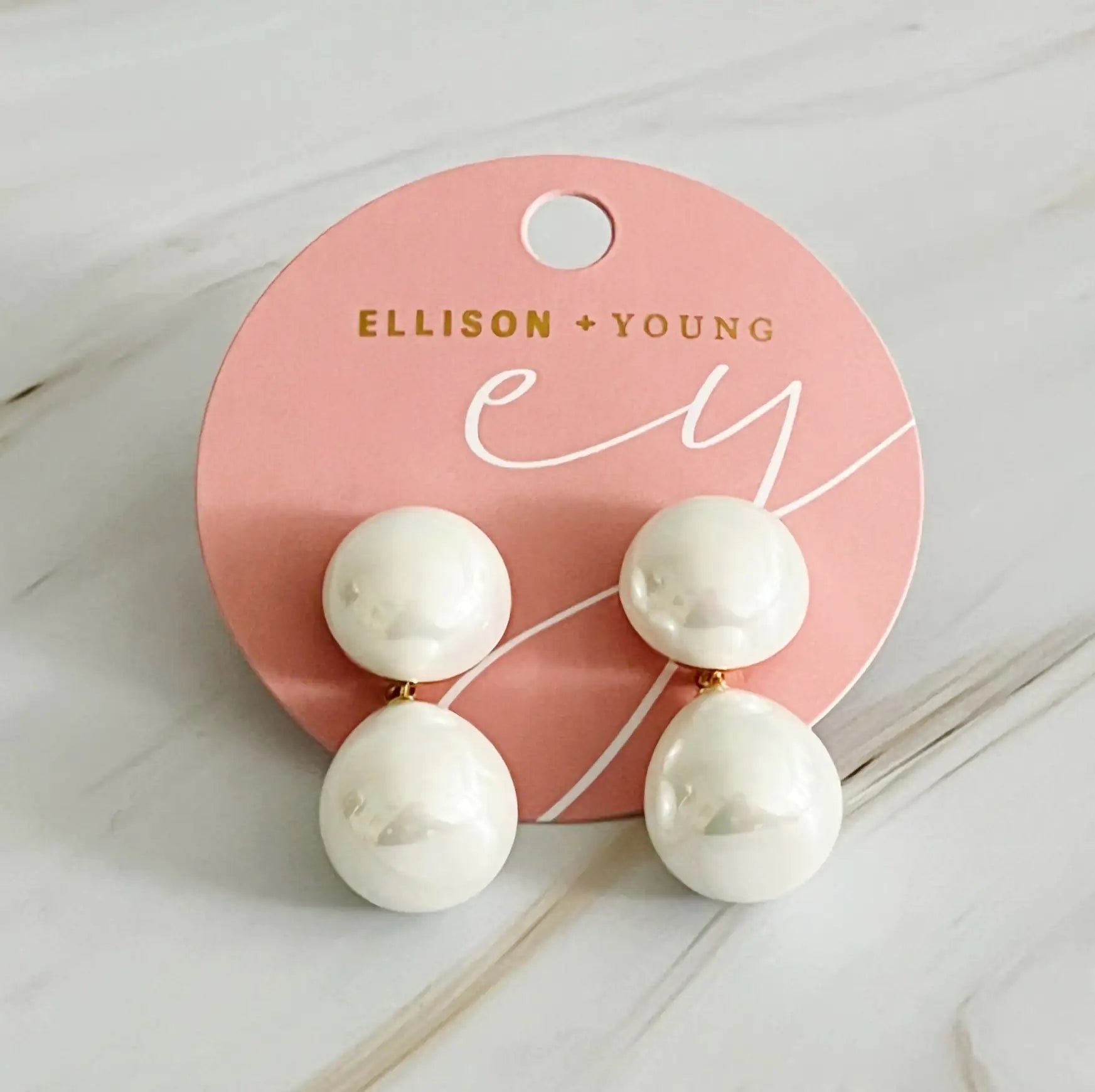 Boucles d'oreilles Perle en Larme