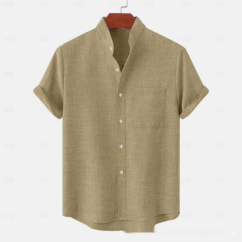 Chemise décontractée à manche 3D