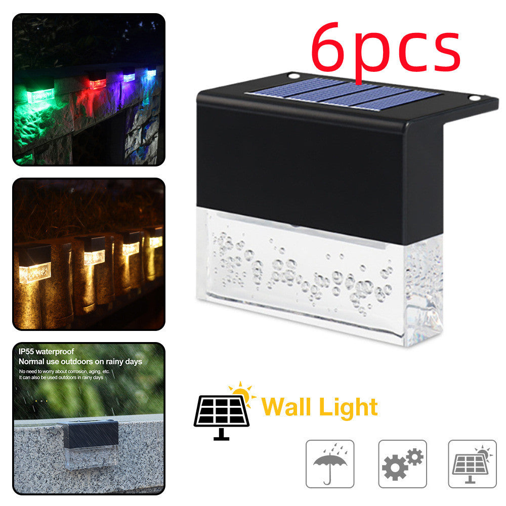 Lampe solaire étanche LED RVB