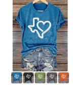 Short Sleeve T-shirt Printed Summer Fashion Tops