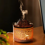 180Ml Volcanic Flame Aroma Oil Diffuser Multifunctional Air Humidifier Volcano Compact Atomizing Sprayer for Bedroom Office Yoga