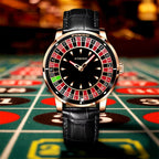 2024 New NH35 Automatic Mechanical Wristwatches Las Vegas Roulette INDU Watch Diamond Luminous ointer Jacob & Co Montre Homme