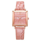 Square Watch Affordable Luxury Fashion Bamboo Pattern