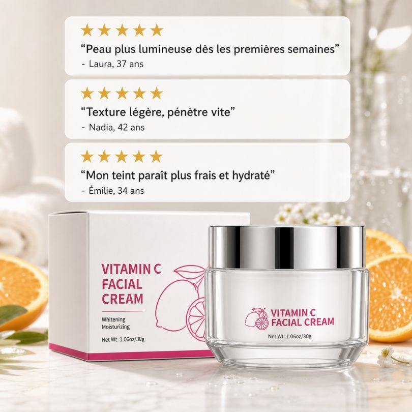Crème visage à la vitamine C Soin de la peau
