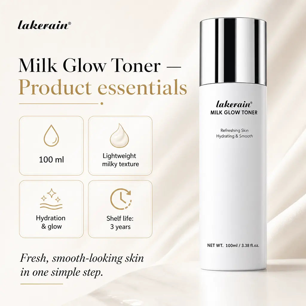 Lakerain Milk Toner Hydratant Visage Effet Glow