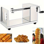 Potato Tower Slicer with Manual Stainless Steel-1