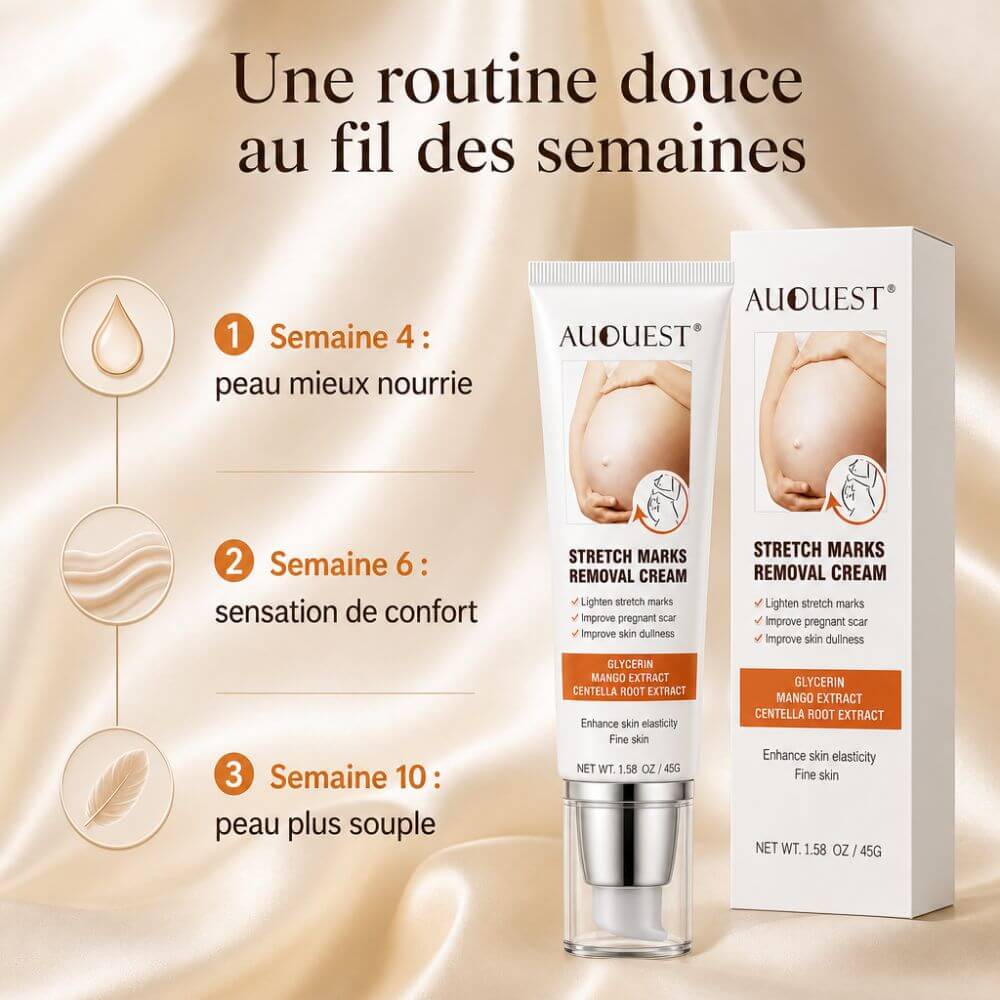Crème réparatrice cicatrices vergetures
