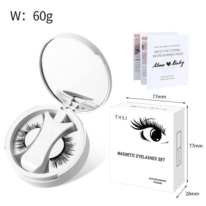 Faux cils avec box magnétique