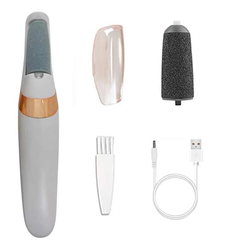 Rechargeable Electric Foot File Callus Remover Pedicure Machine Apparatus for Heels Grinding Device Foot Corns Remove Roller