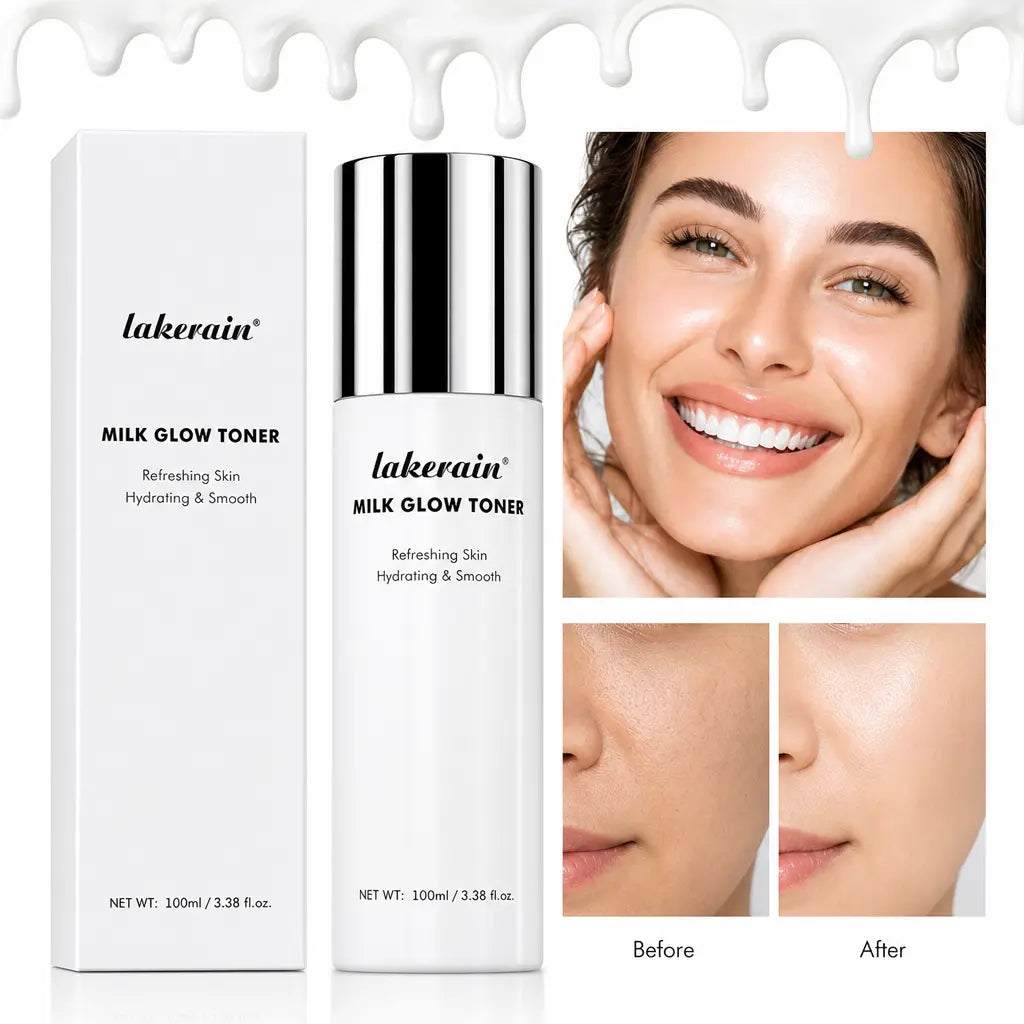 Lakerain Milk Toner Hydratant Visage Effet Glow