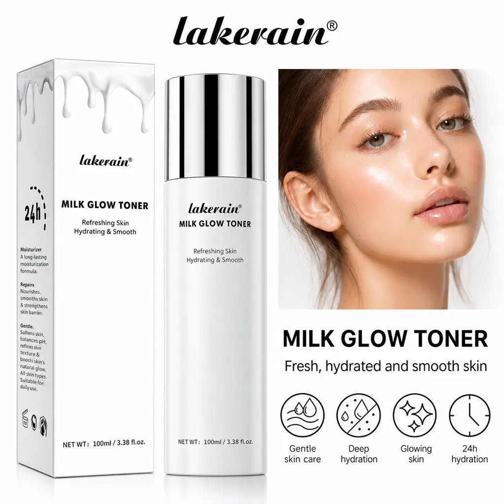 Lakerain Milk Toner Hydratant Visage Effet Glow