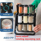 Revolving Spice Rack Set-4
