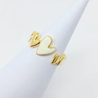 Bague Ouverte Cœur Tendre