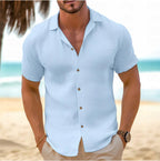 Chemise décontracté à manche courtes