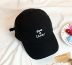 Casquette de Baseball Lettre Leisure