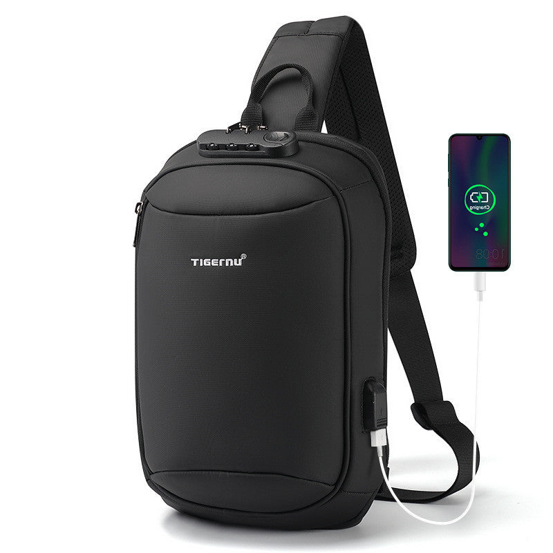 Outdoor water-repellent small satchel