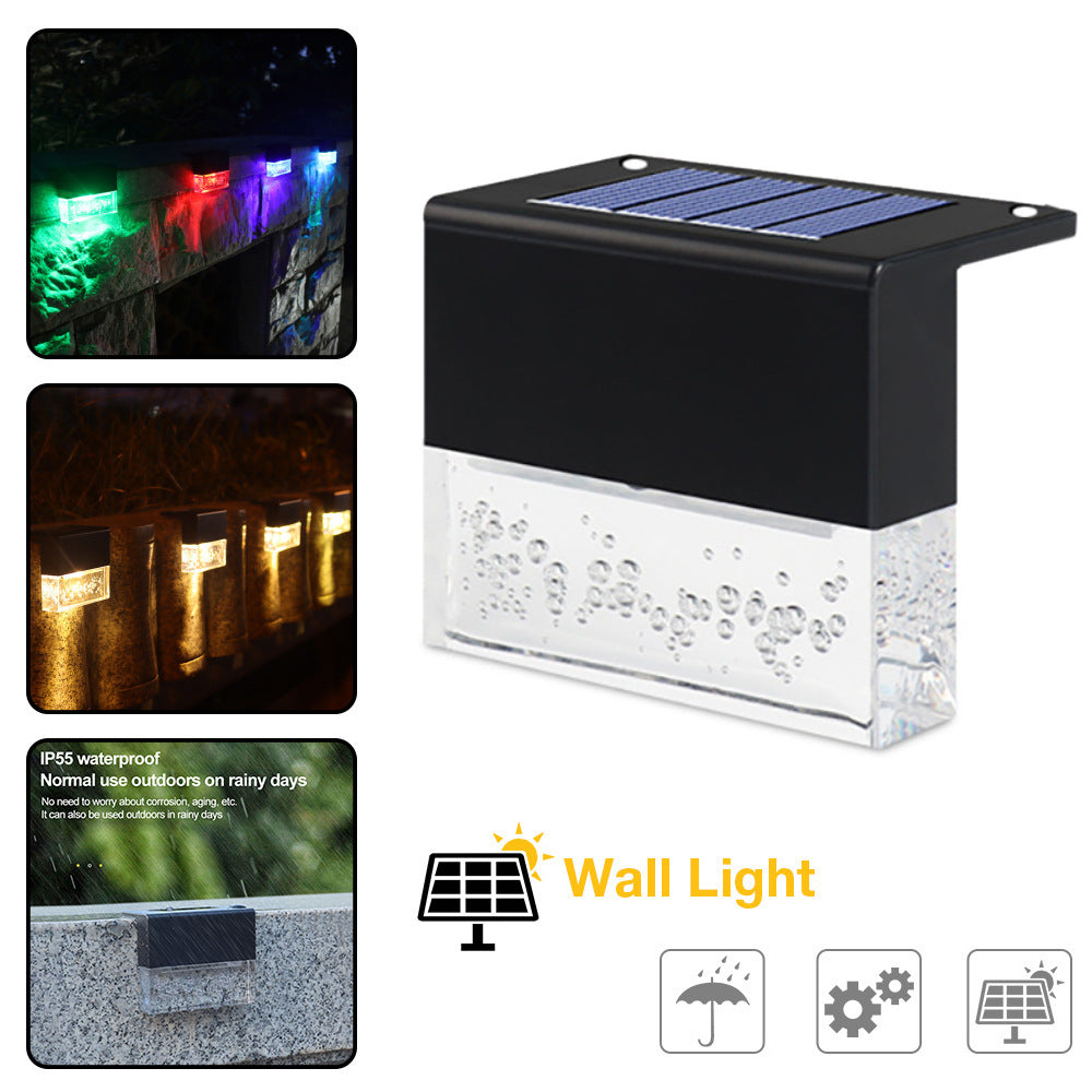 Lampe solaire étanche LED RVB