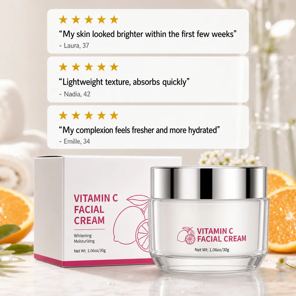 Crème Visage à La Vitamine C Soin De La Peau