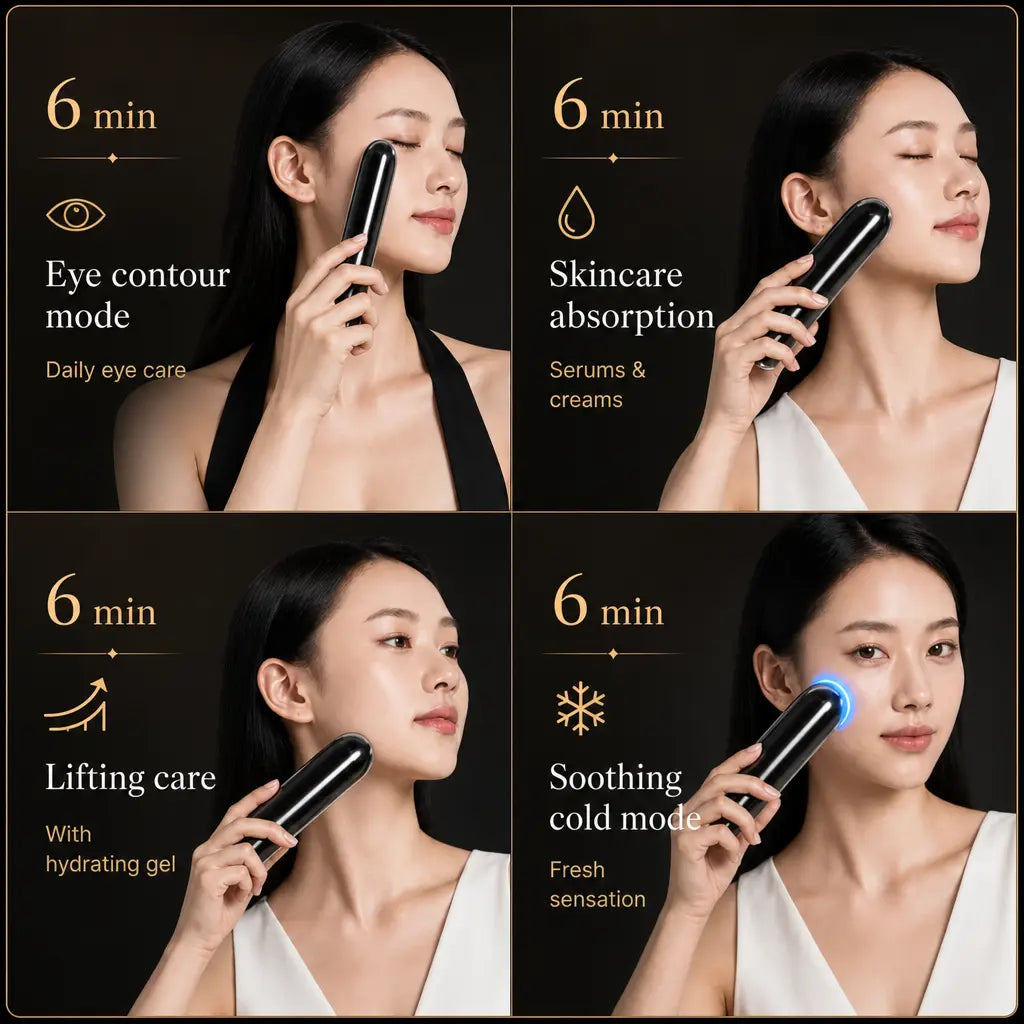 Appareil Lifting Facial Microcourant RF – Lumière Rouge Anti-Âge