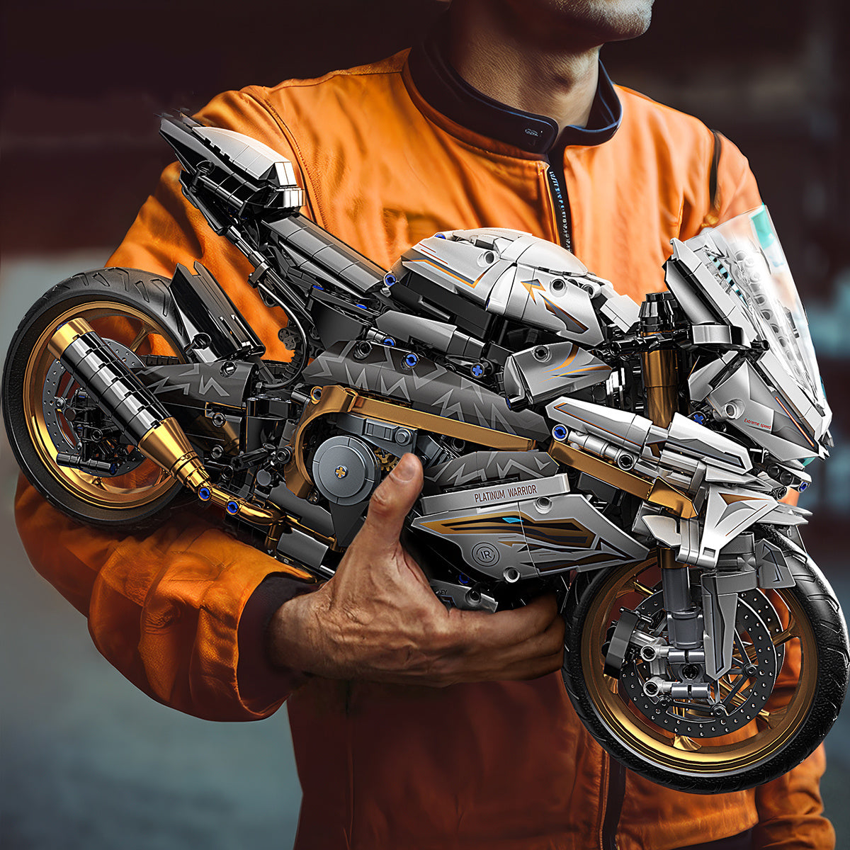 Motorcycle Blocks Model for Teens & Adults-1