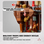 Dragon Energy Temple Building Blocks Model Set-4