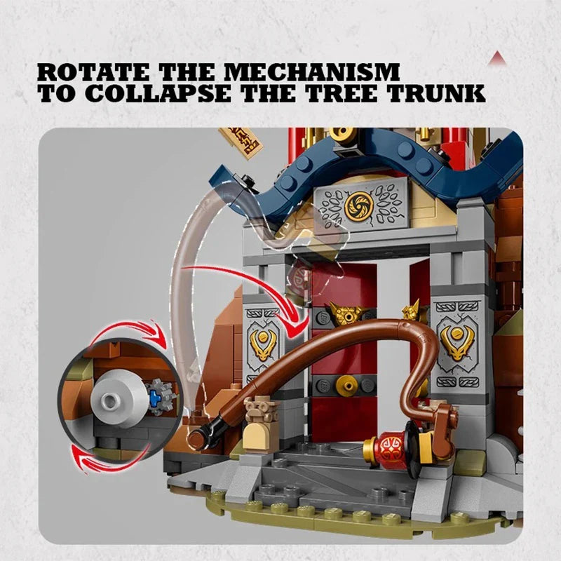 Dragon Energy Temple Building Blocks Model Set-2