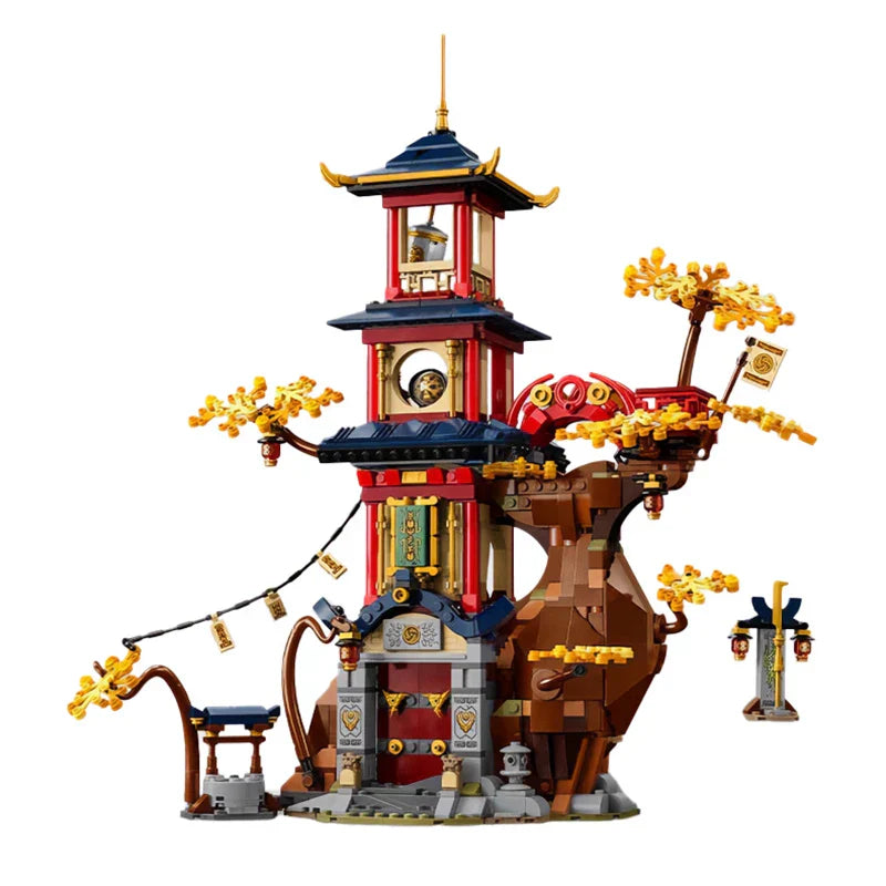 Dragon Energy Temple Building Blocks Model Set-0