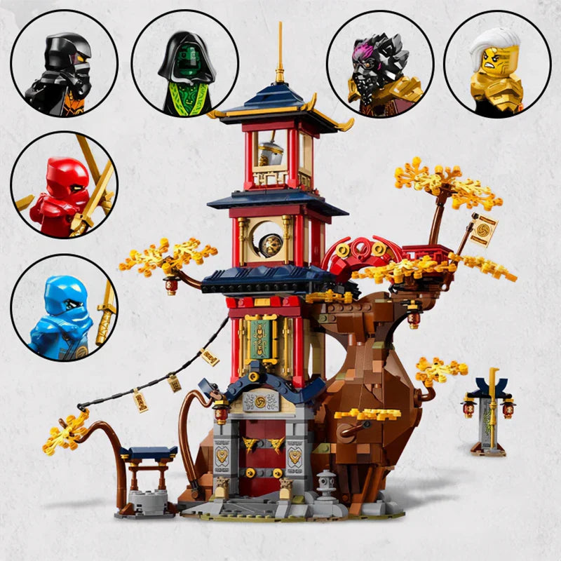 Dragon Energy Temple Building Blocks Model Set-1