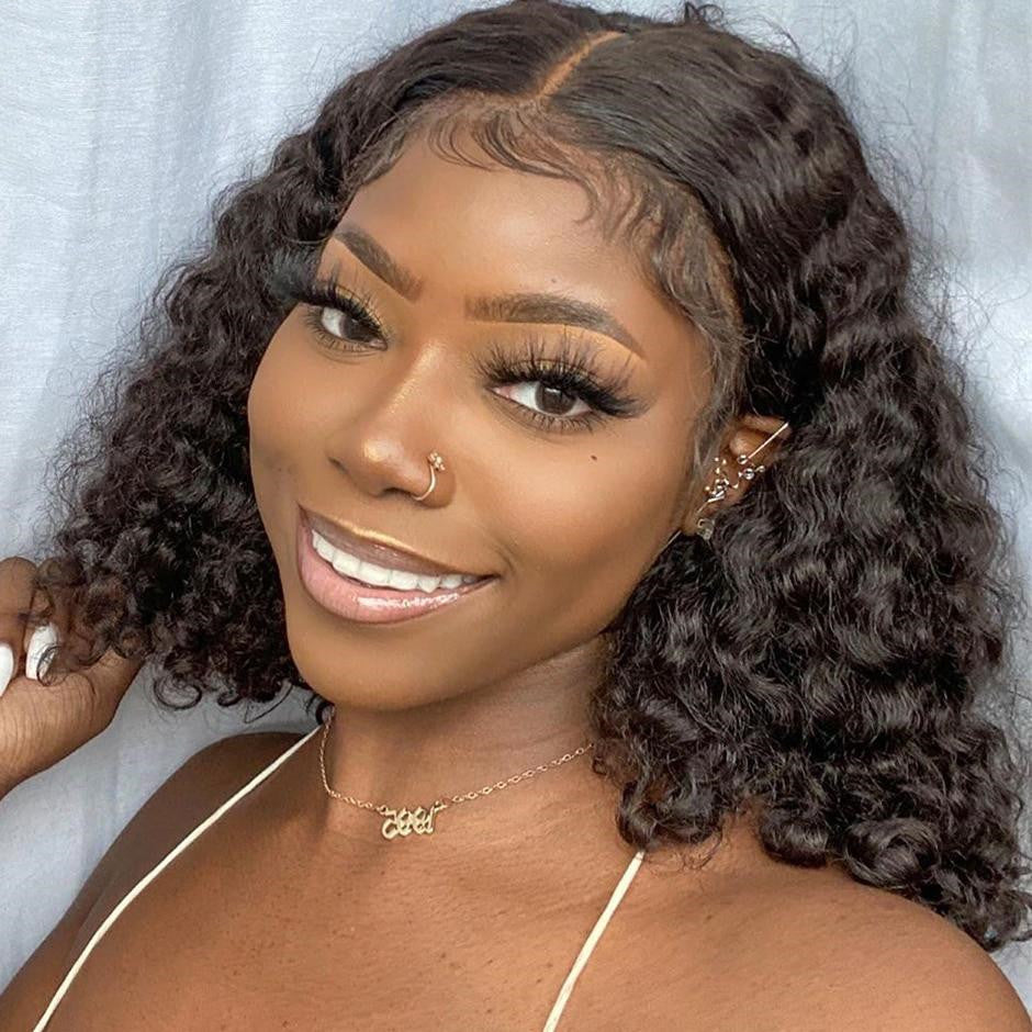 Exotic African Small Curly Hair Wig-4