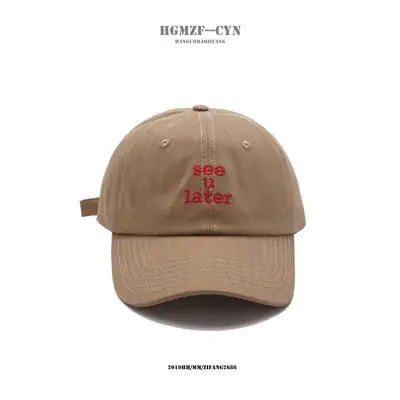 Casquette de Baseball Lettre Leisure