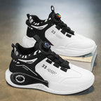 Professional Outdoor Sports Men's Running Shoes Fall Summer New Athleisure Design with Student Cushioned Basketball Feature