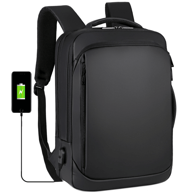 Premium black Laptop backpack bag for gadgets-3