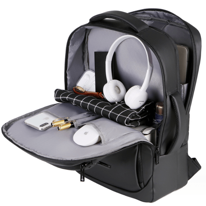 Premium black Laptop backpack bag for gadgets-2