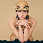 Letter Straw Baseball Cap, Equestrian Flat Cap, Fashion Hat