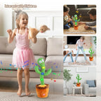 Rechargeable Dancing Cactus Plush Toy for Kids-2