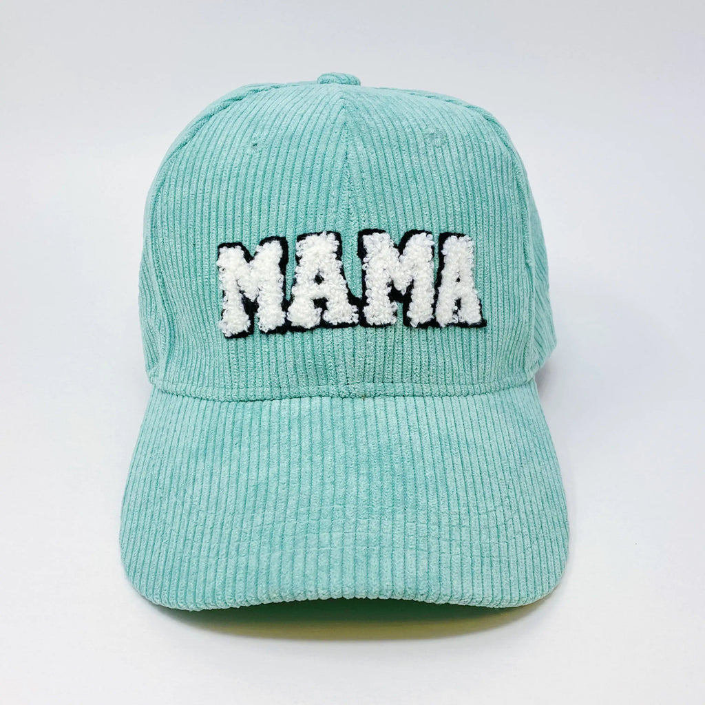 Casquette Mama en Velours Côtelé