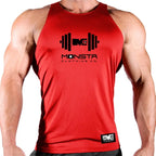 Men GYM tank top Fitness quick drying vest men's elastic sweat absorbing breathable Shirt sleeveless tops men sports vest