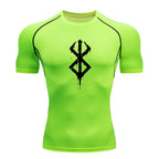 Men's Tops Gym T-shirt Running Fitness Tight Sportswear Short Sleeve Summer Breathable Sports T-shirt