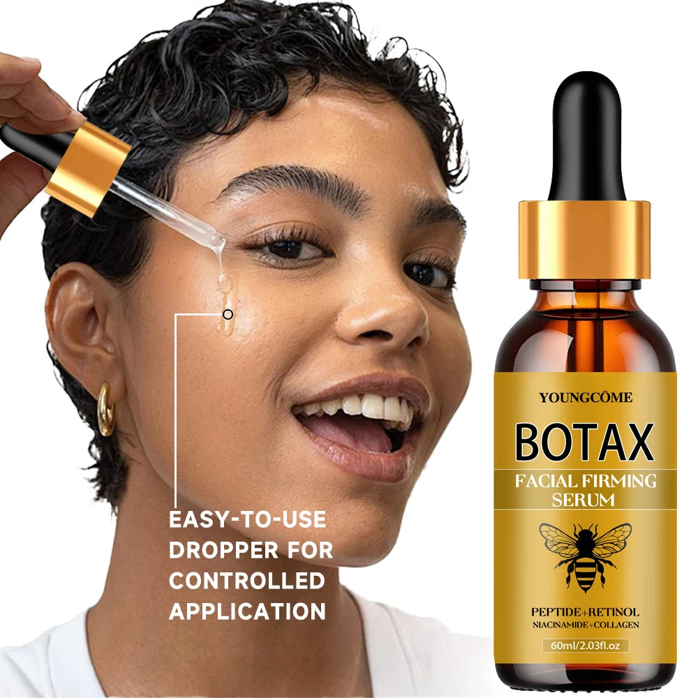 Bee Venom Facial Serum Face Essence Wrinkle Reduction Skin Tightening Natural Collagen Booster Hyaluronic Acid Essence 40/60ml