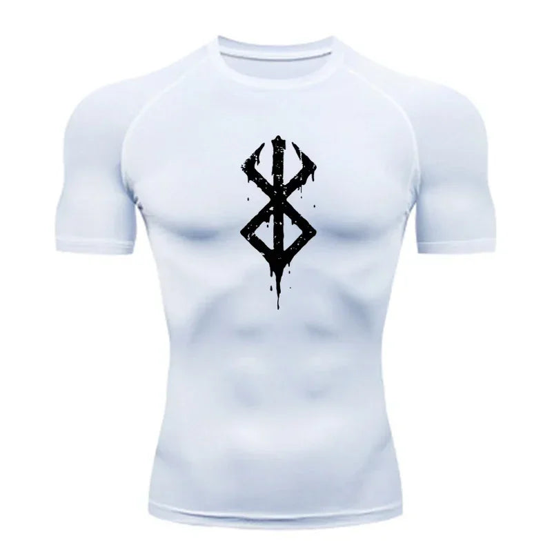 Men's Tops Gym T-shirt Running Fitness Tight Sportswear Short Sleeve Summer Breathable Sports T-shirt