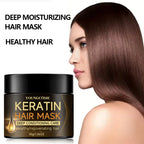 Keratin Hair Mask Moisturizer Conditioner Soft Smooth Frizz Damaged Hair Care Repair Damaged Hair Restore Shine Hair Mask