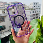 Transparent Acrylic Magnetic Phone Case for iPhone 14 Pro